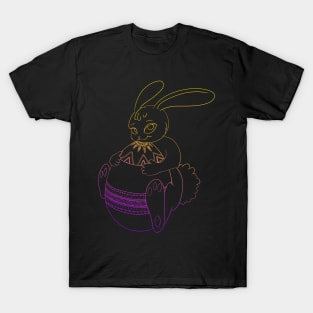 Easter bunny with easter egg T-Shirt